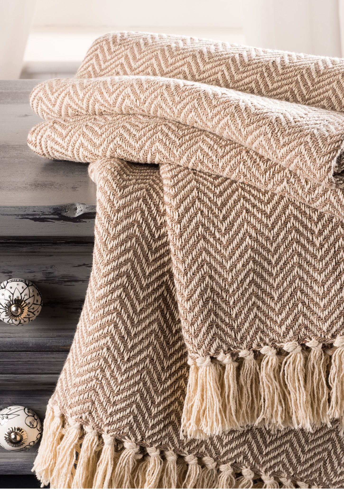 Handloom Throw Natural