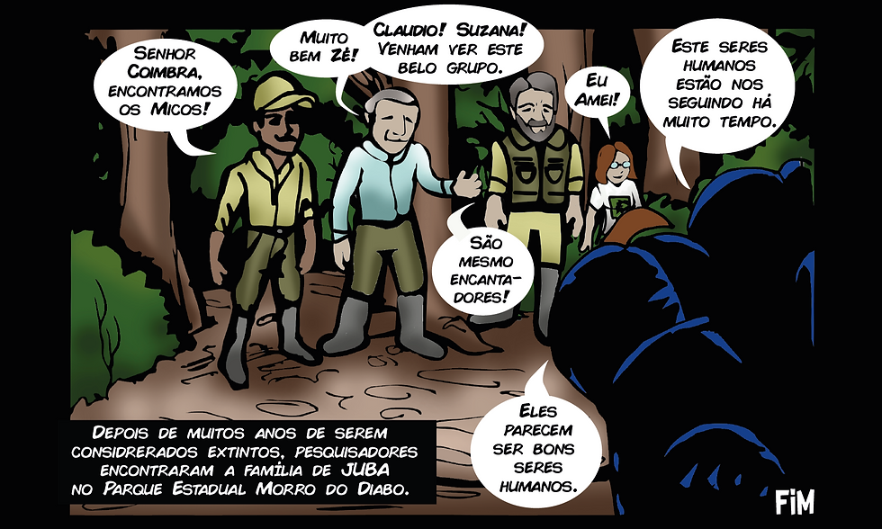 HQ JUBA — O Mico-Leão-Preto: faz homenagem aos pesquisadores que salvaram a espécie