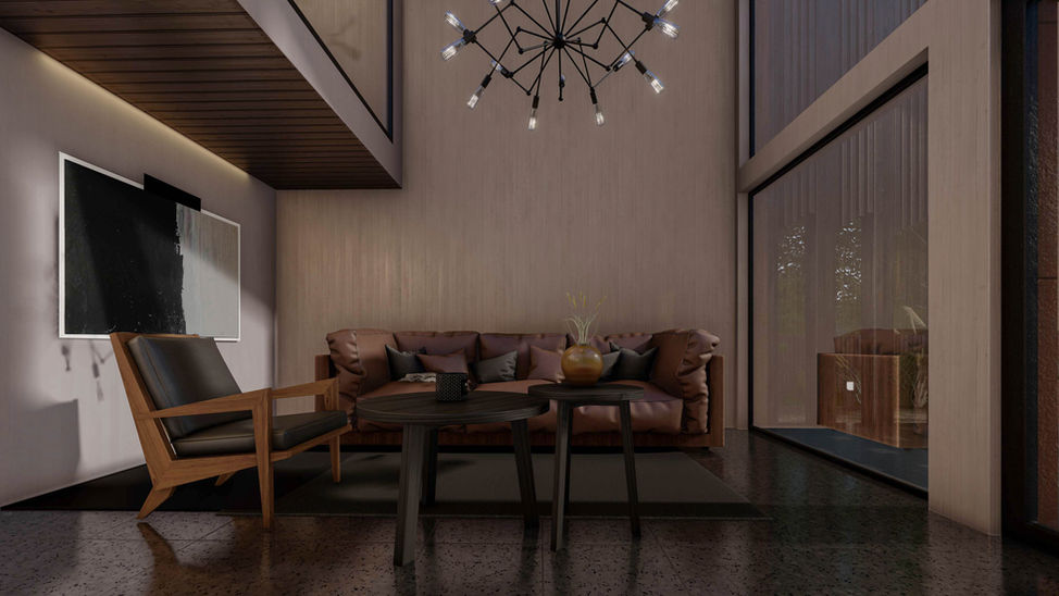 Moduļu koka mājas vizualizācija un būvniecība. Visualisation for architecture wood house , prefabricated