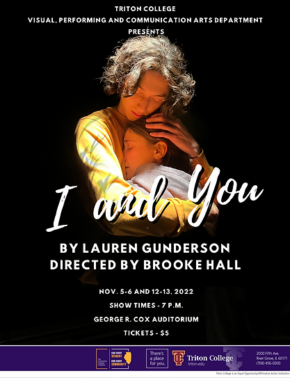 I and You by Lauren Gunderson directed by Brooke Hall