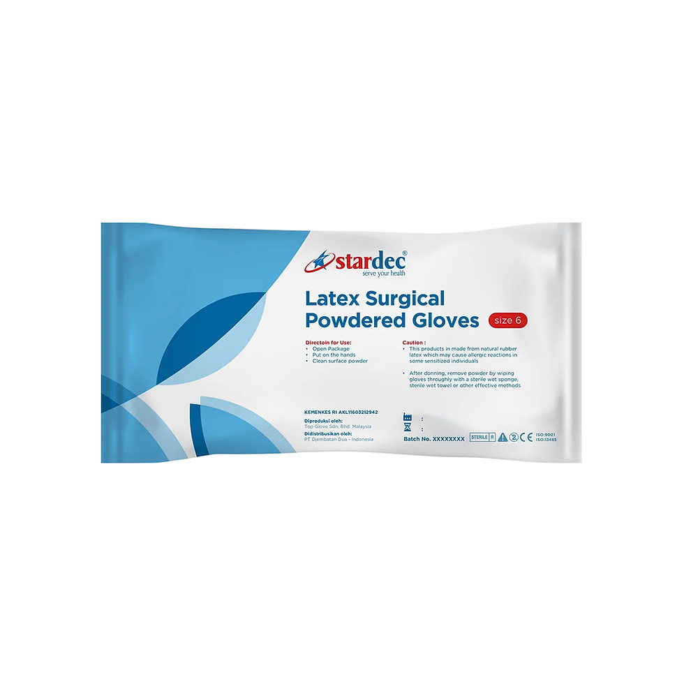 STARDEC SURGICAL POWDERED GLOVES