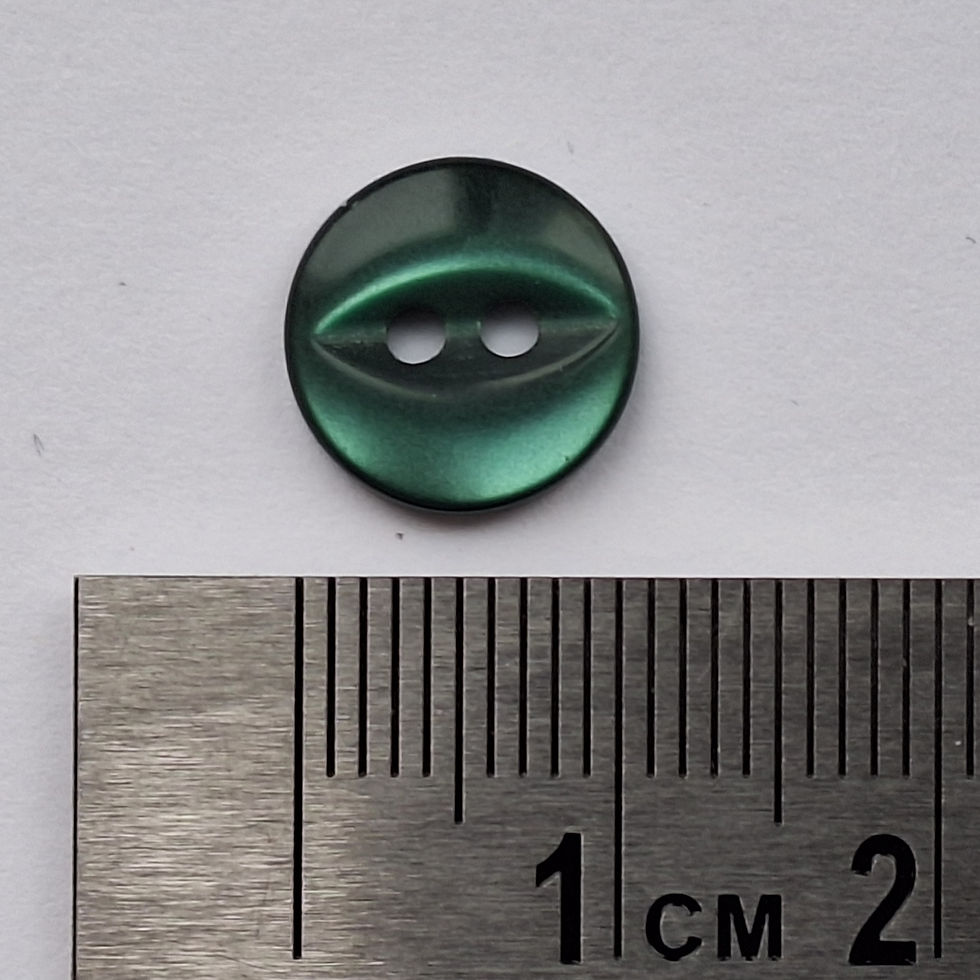 Thumbnail: 11.5mm Bottle Green Fish Eye Button