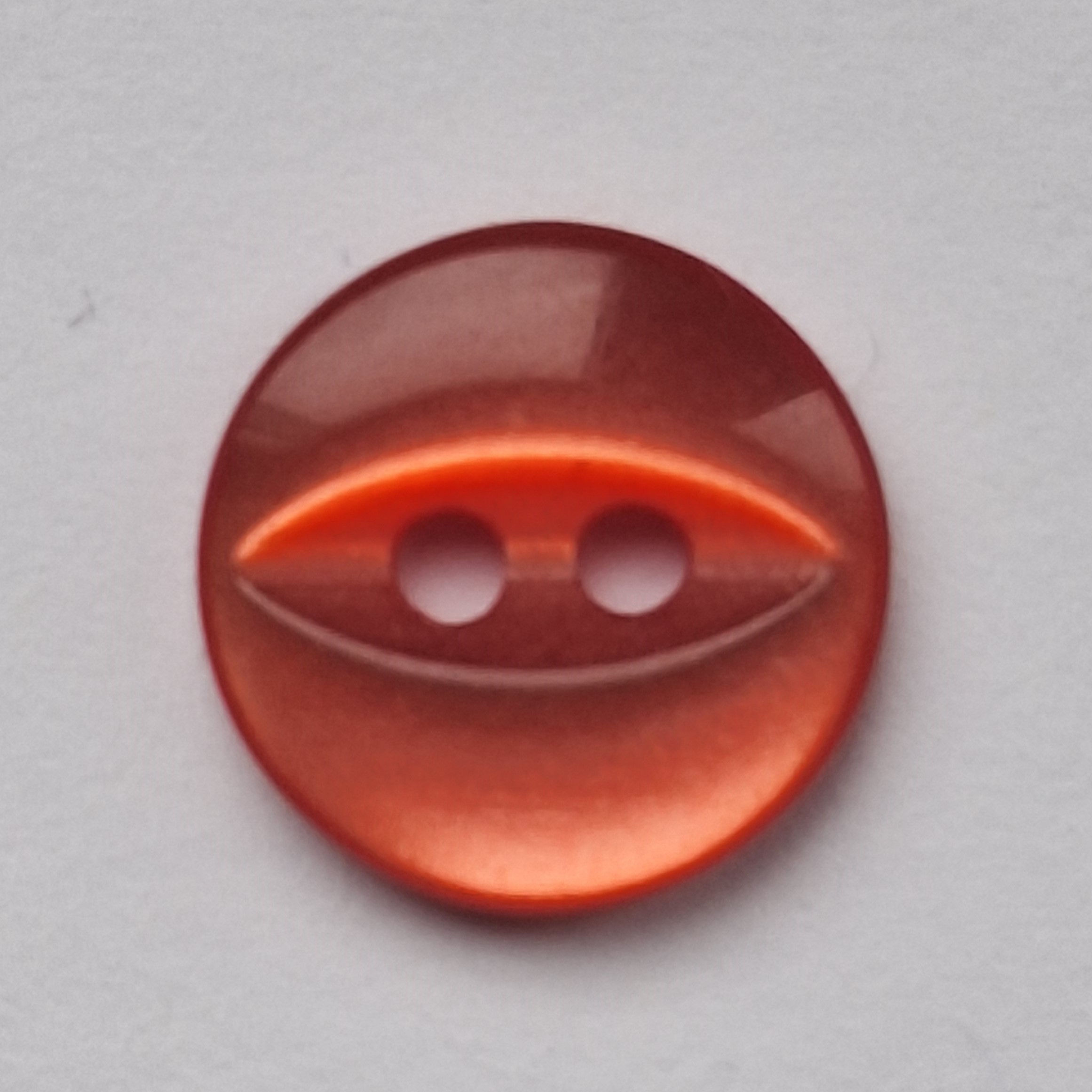 11.5mm Red Fish Eye Button