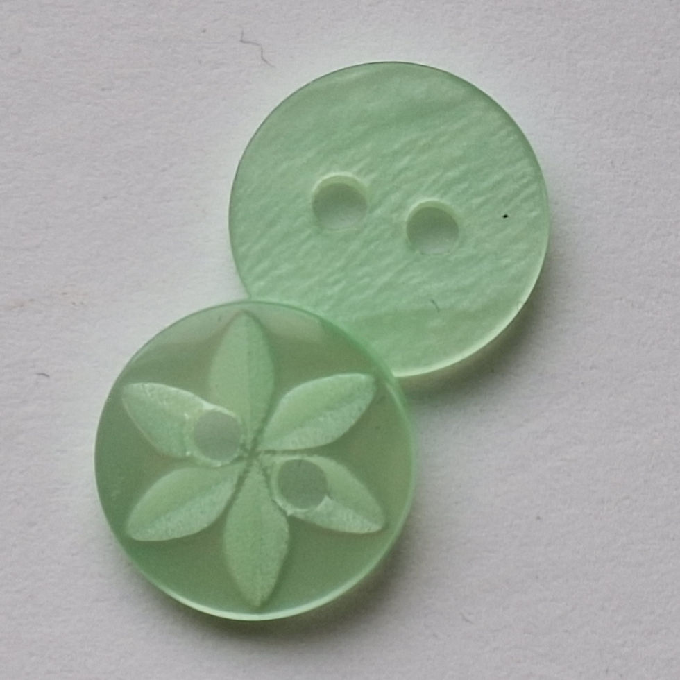 Thumbnail: 11.5mm Mint Star Button 