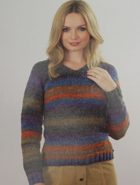 JB377 Knitting Pattern Sweater in James C Brett Lakeland Chunky