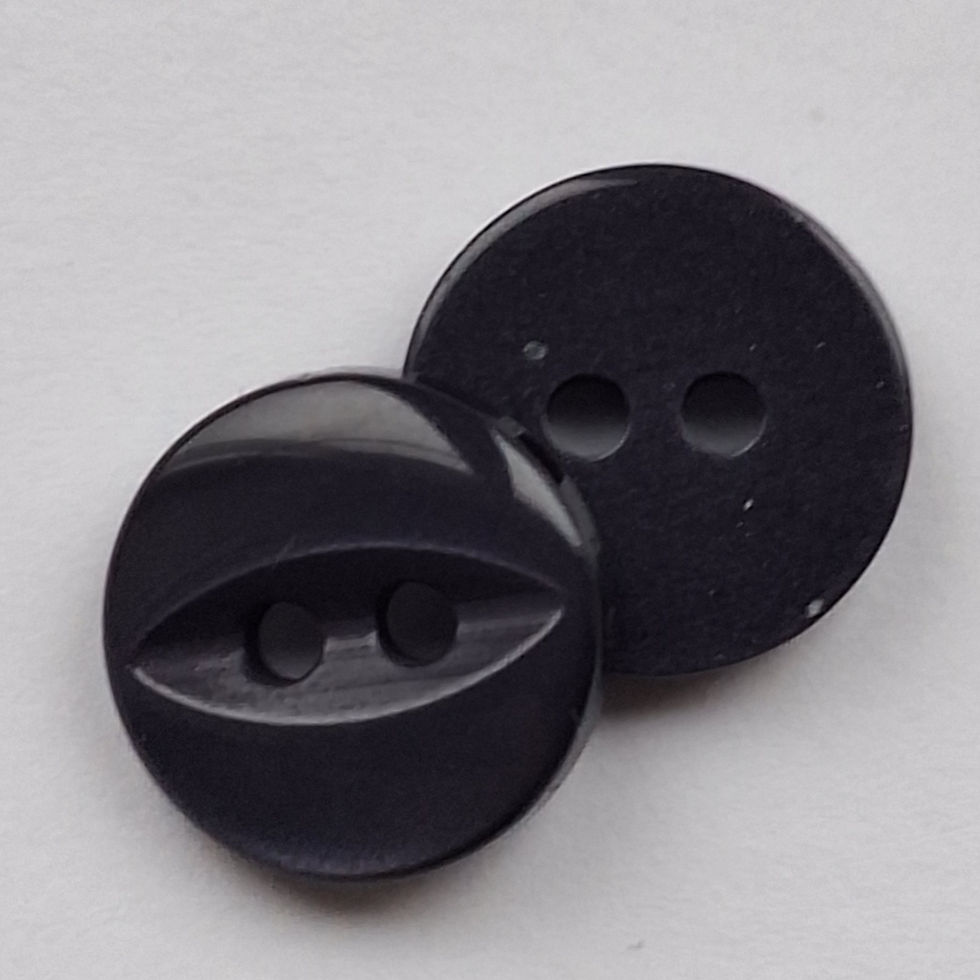 Thumbnail: 11.5mm Navy Fish Eye Button