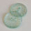 Thumbnail: 18mm  Pale Green Glitter Button 