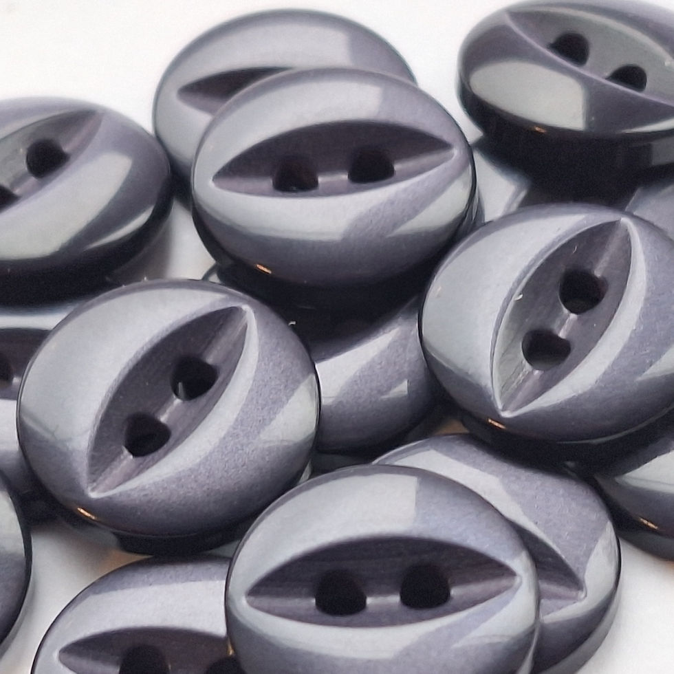 Thumbnail: 11.5mm Navy Fish Eye Button