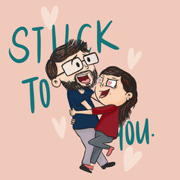 Stuck to you!