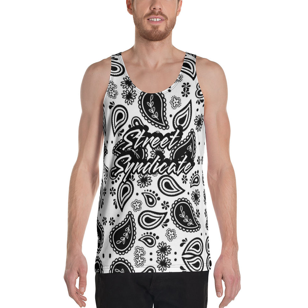 Miniature : Tank Top Street Syndicate WhiteBandana