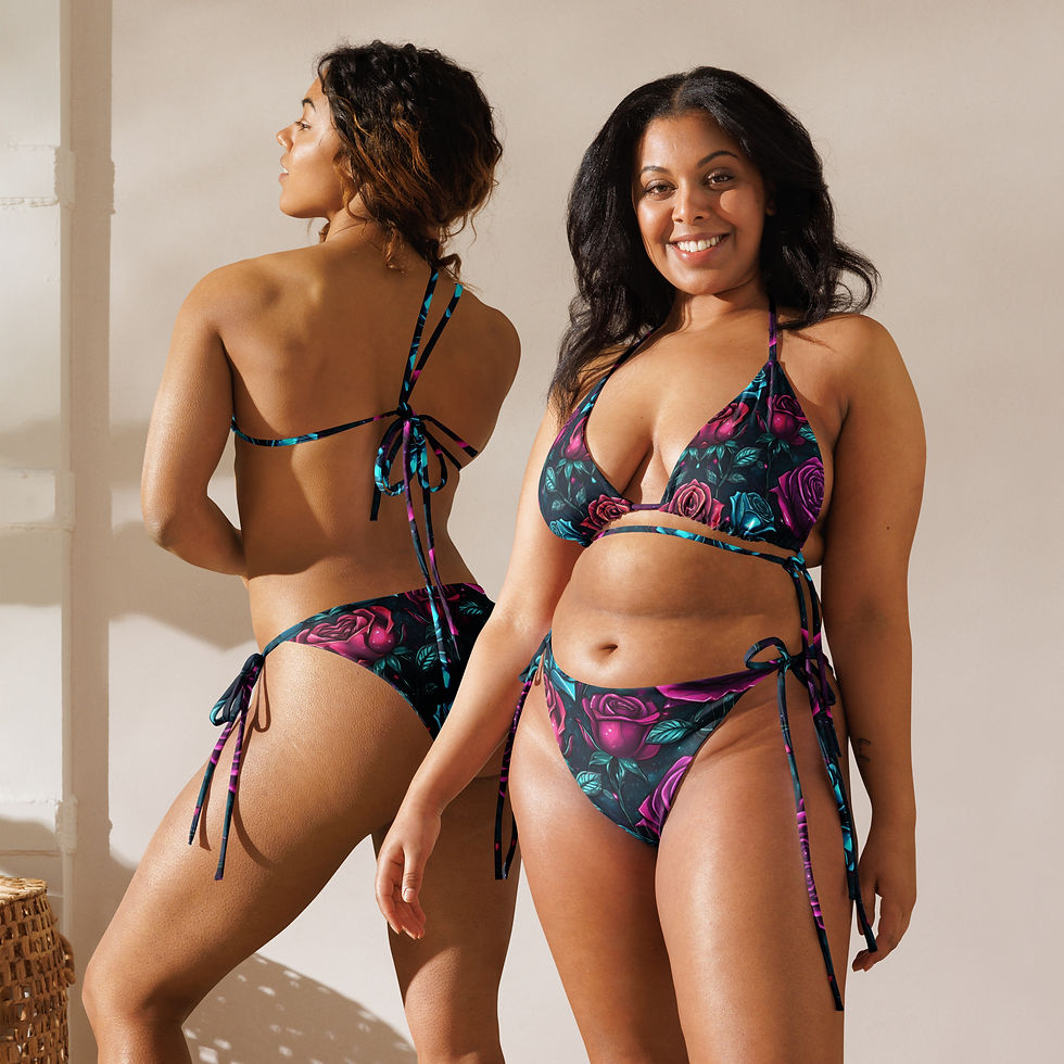 Miniature : String bikini Flowers Rose