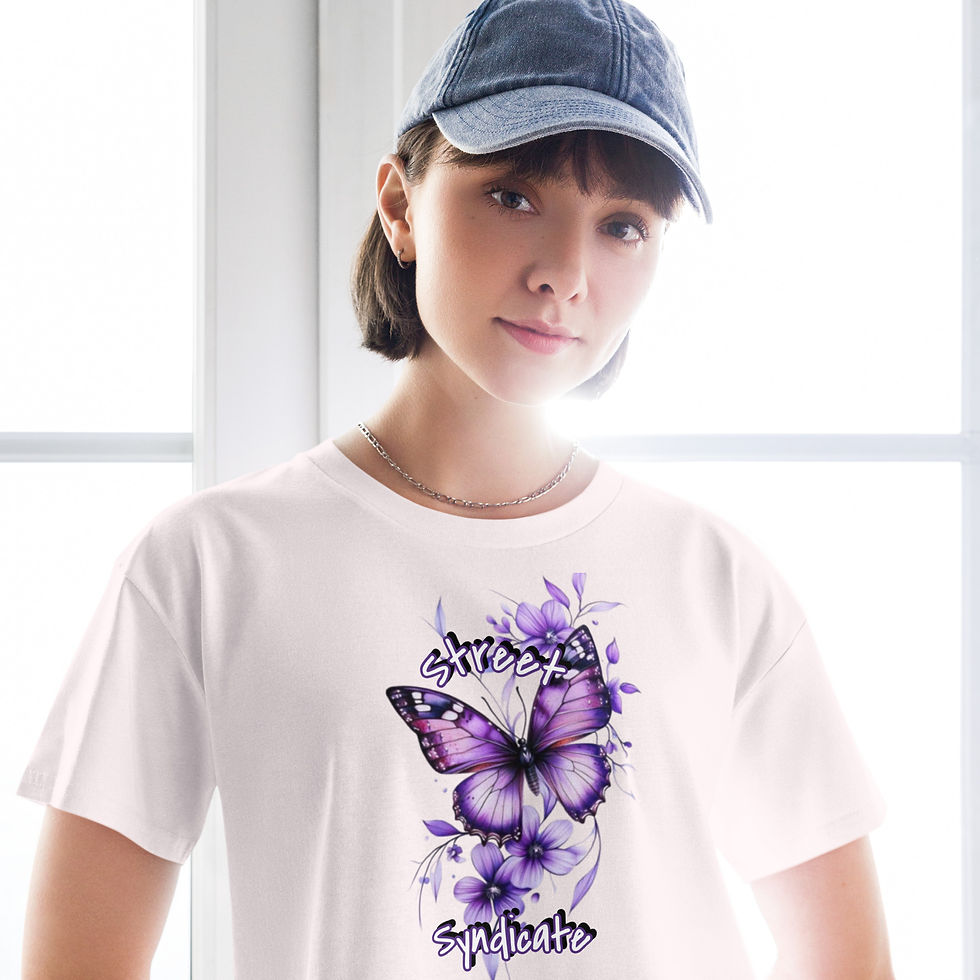 Miniature : Women’s crop top Street Syndicate Butterfly edition