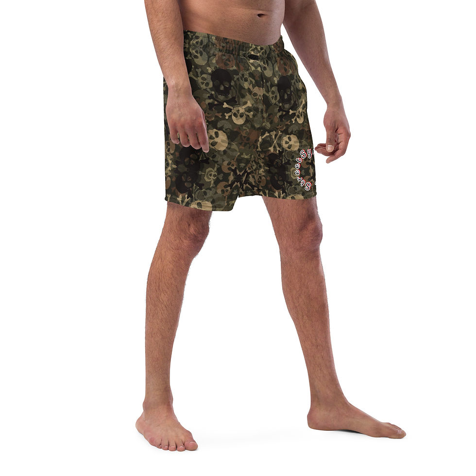 Miniature : Swim Trunks Street Syndicate Army Skull Edition
