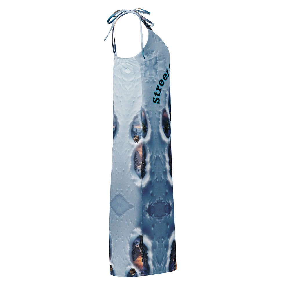 Miniature : Tie-strap midi dress Street Syndicate Wolfe Edition