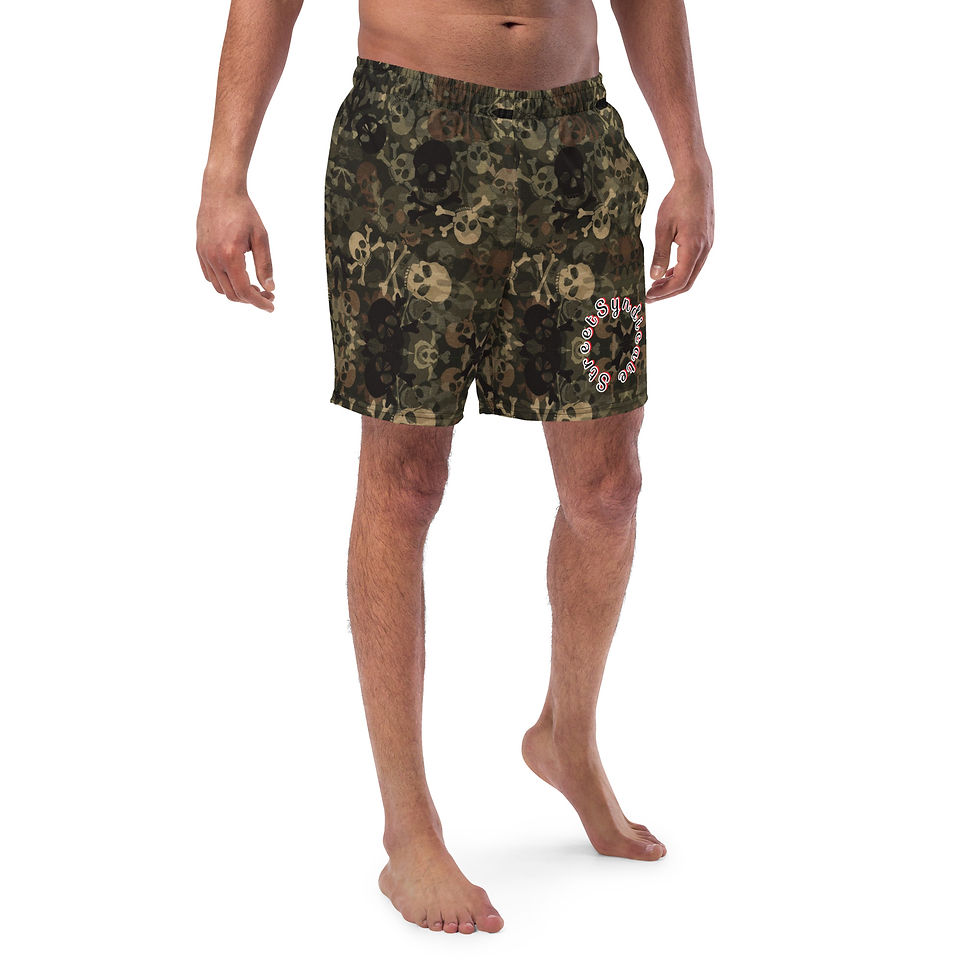 Miniature : Swim Trunks Street Syndicate Army Skull Edition