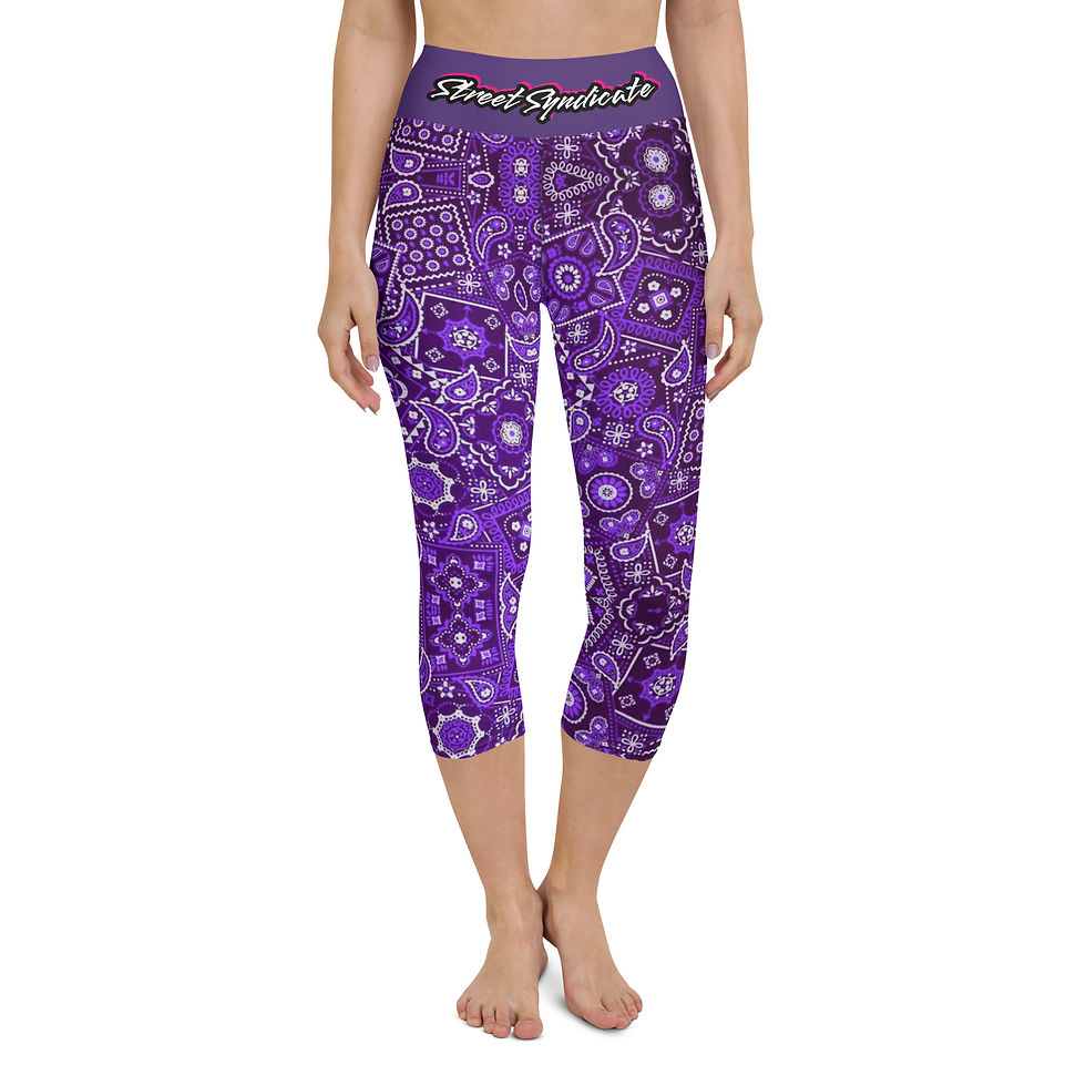 Miniature : Yoga Leggings Bandana Purple Edition