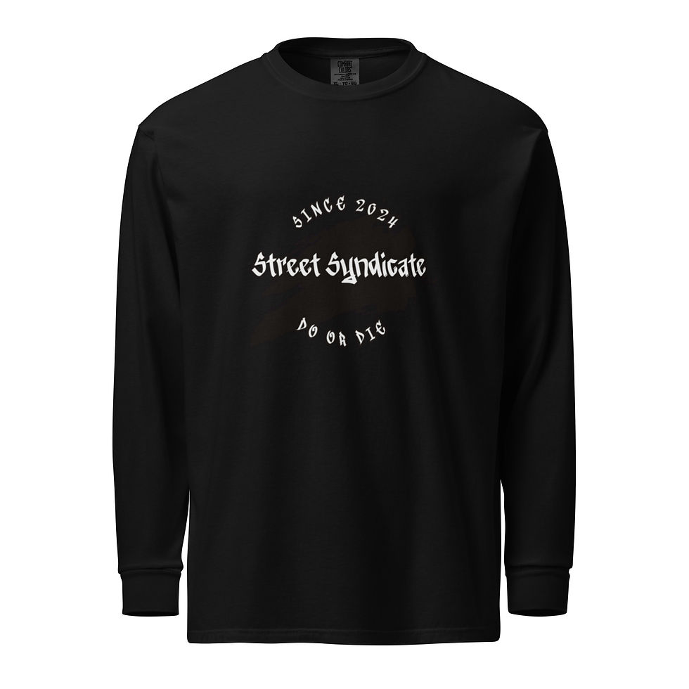 Miniature : Garment-dyed heavyweight long-sleeve shirt Street Syndicate