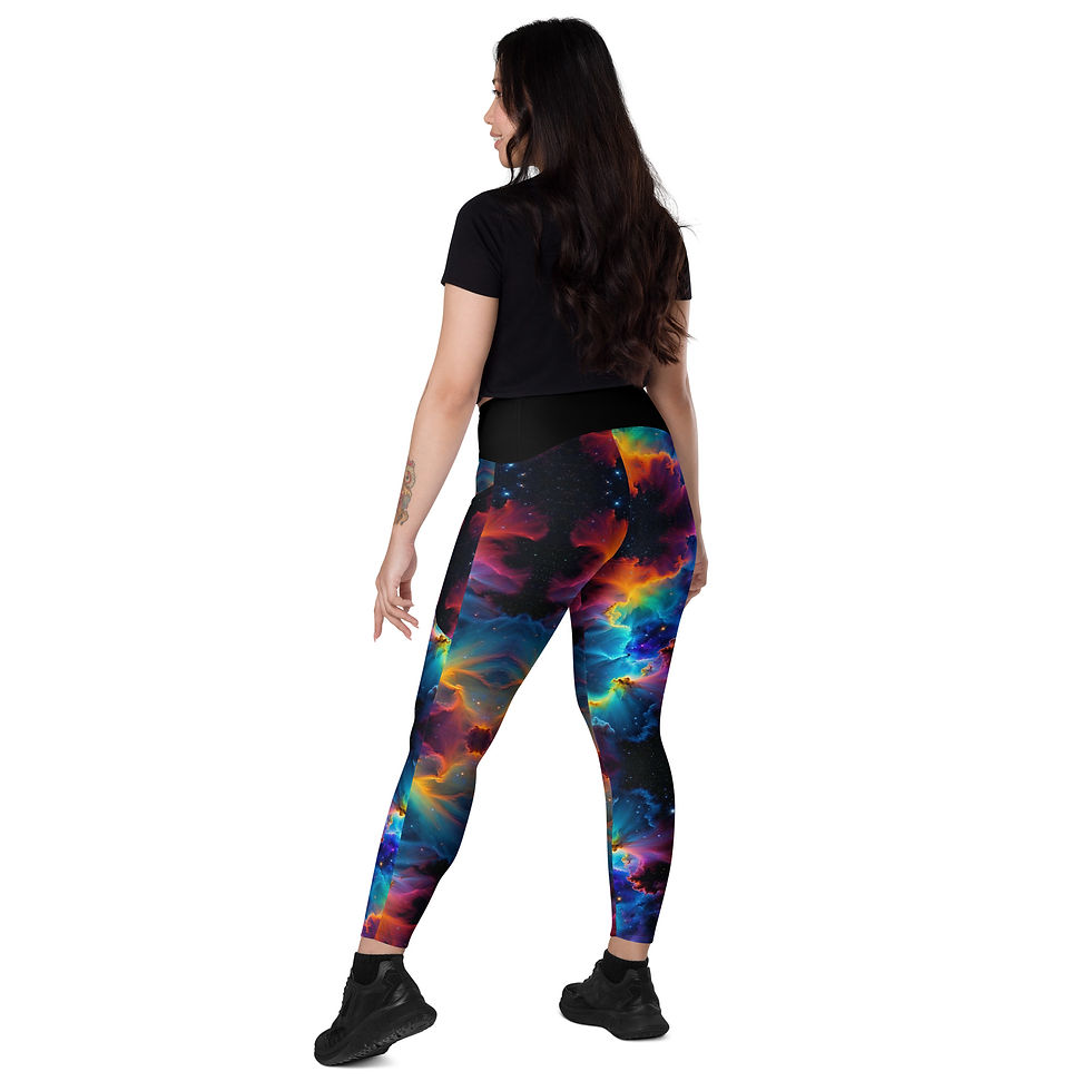 Miniature : Crossover leggings with pockets Street Syndicate Space Edition