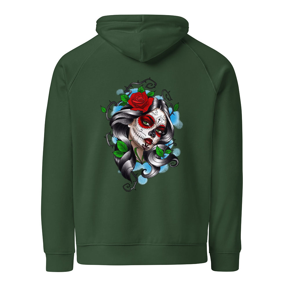 Miniature : Unisex eco raglan hoodie Street Syndicate