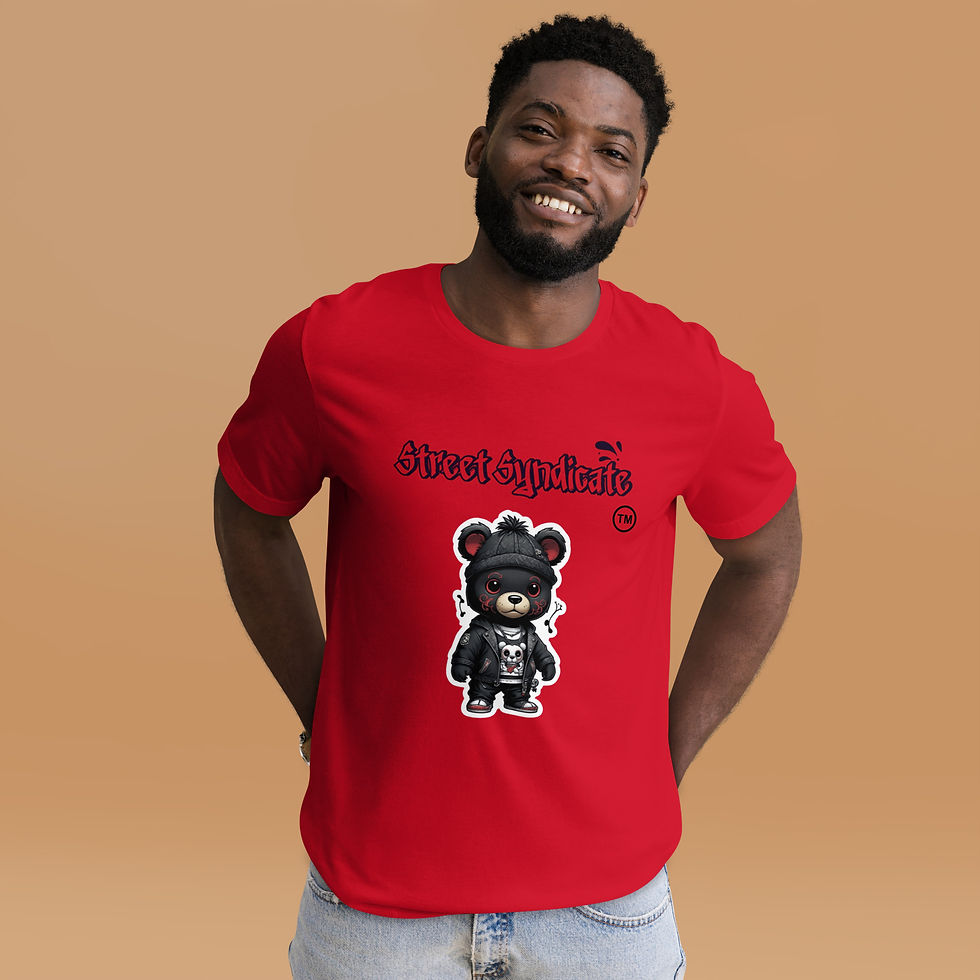 Miniature : Unisex t-shirt Street Syndicate face your fear