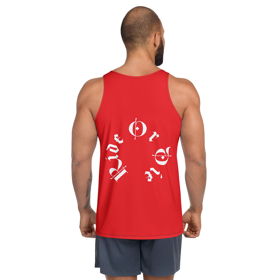 Miniature : Tank Top Street Syndicate Red Racing Edition