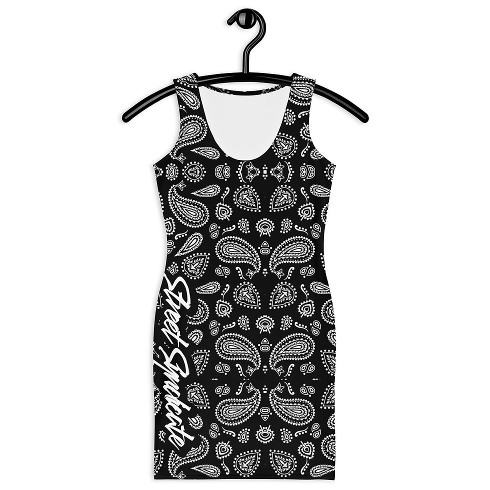 Miniature : Bodycon dress Street Syndicate Black Bandana