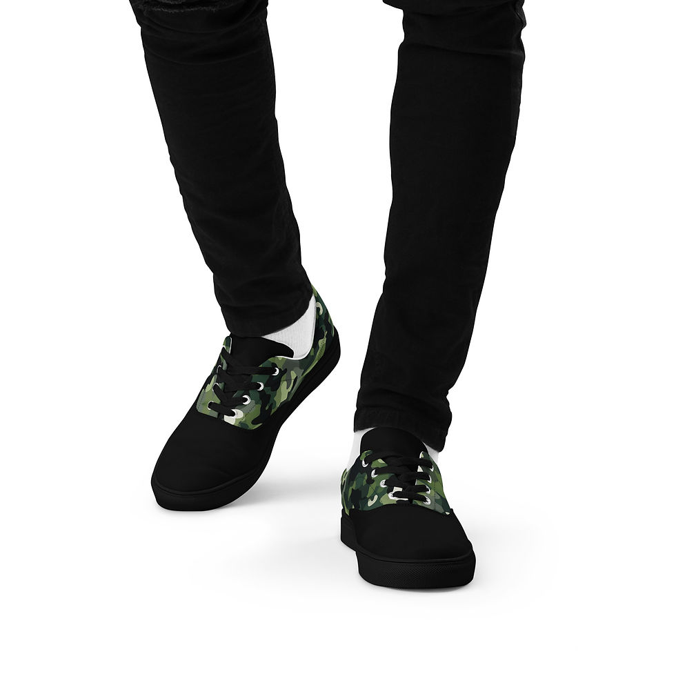 Miniature : Men’s lace-up shoes Army Edition