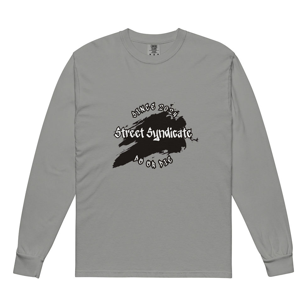 Miniature : Garment-dyed heavyweight long-sleeve shirt Street Syndicate