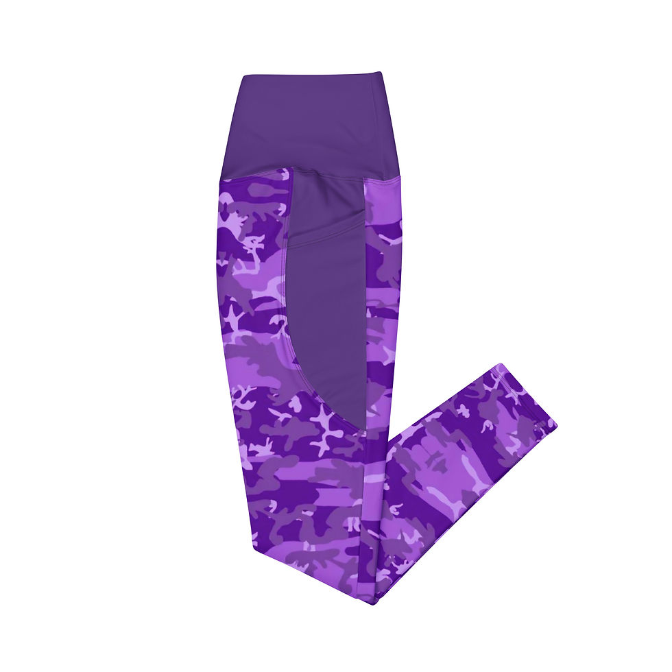 Miniature : Leggings with pockets Street Syndicate Purple Army Edition
