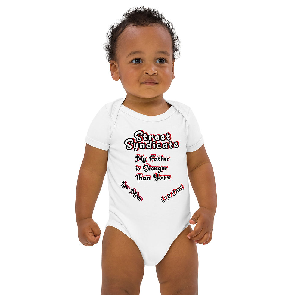 Miniature : cotton baby bodysuit Street Syndicate Luv Dad/Mom