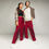 Miniature : Wide-leg joggers Street Syndicate Red color Code