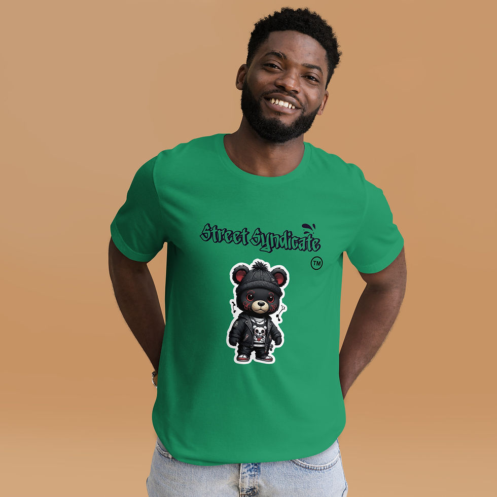 Miniature : Unisex t-shirt Street Syndicate face your fear