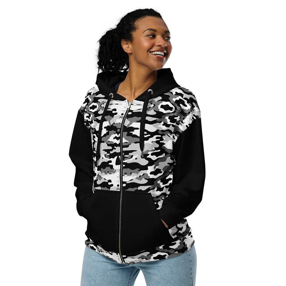 Miniature : Zip hoodie Street Syndicate Black Army