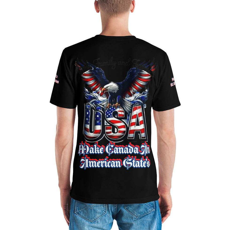 Miniature : Men's t-shirt Street Syndicate Edition Trump Make Canada an american states