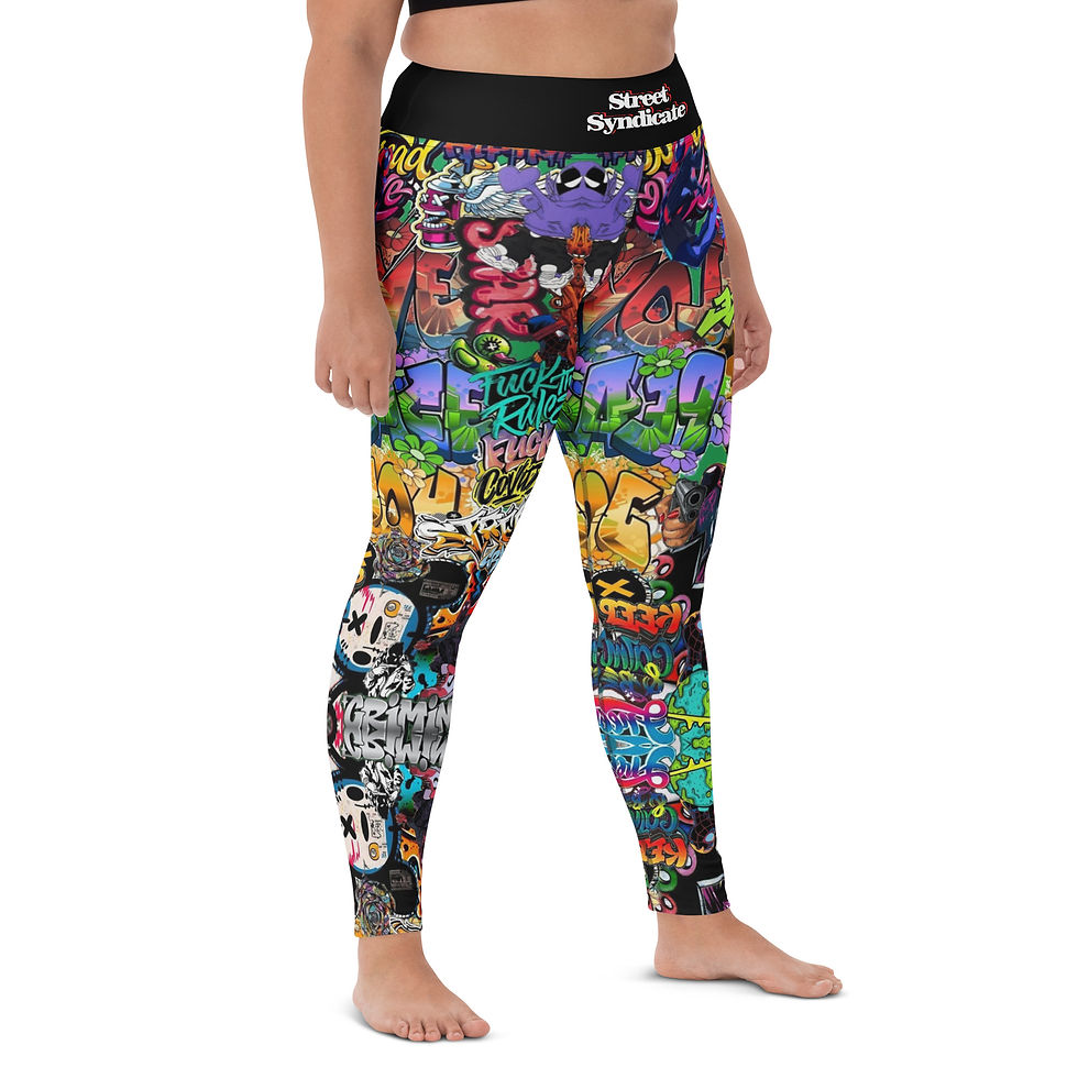 Miniature : Yoga Leggings Street Syndicate Graffiti Edition