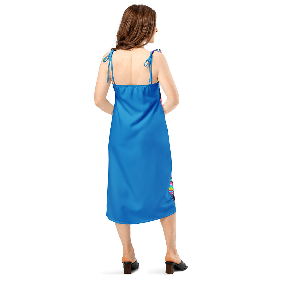Miniature : Tie-strap midi dress Street Syndicate Stitch Edition