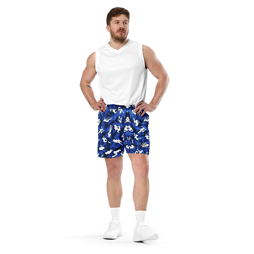 Miniature : Mesh shorts Street Syndicate Military blue Edition