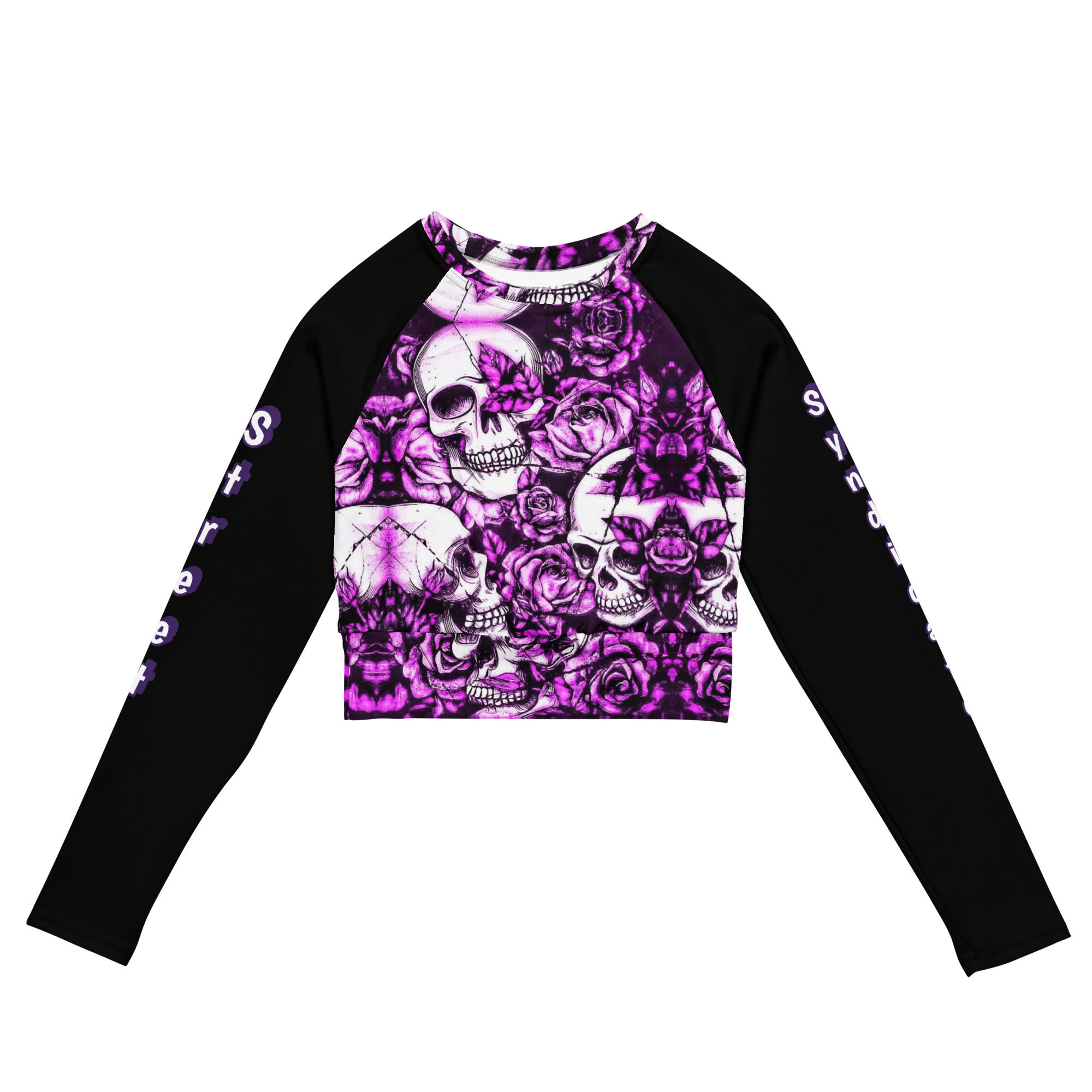 Long-sleeve Crop Top Street Syndicate Skull