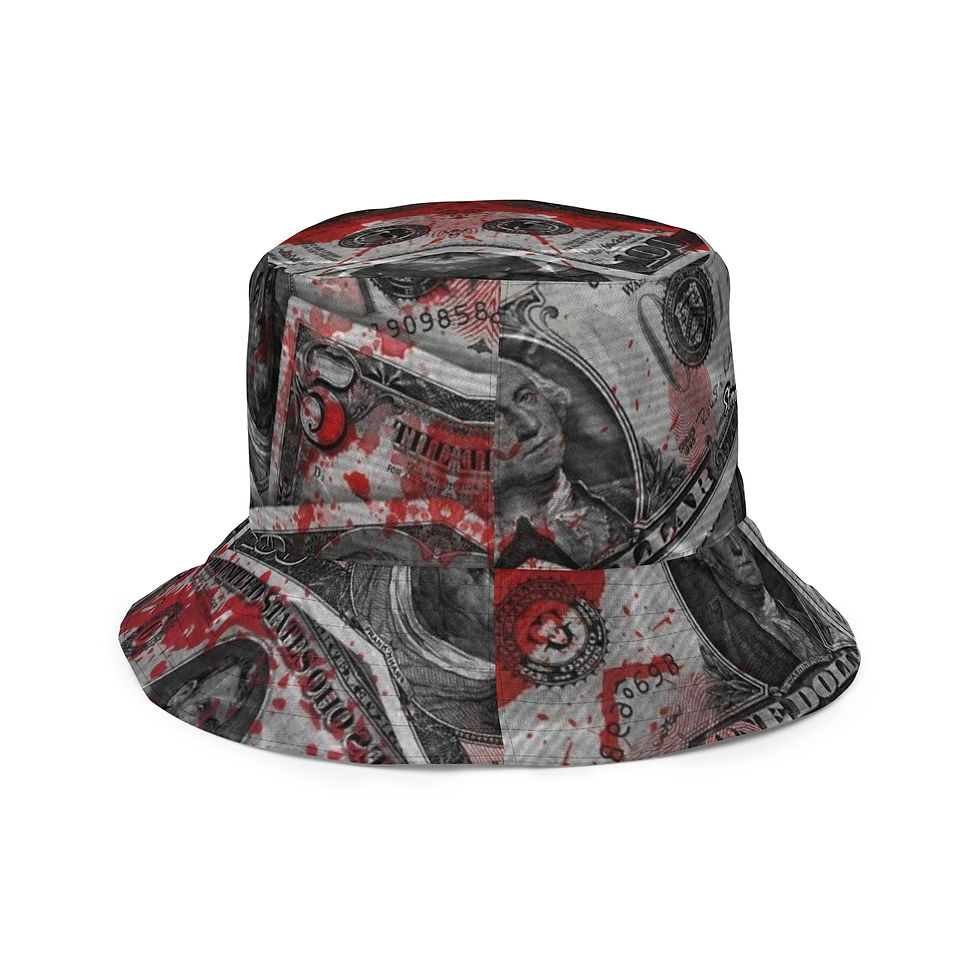 Miniature : Reversible bucket hat Street Syndicate Money Blood