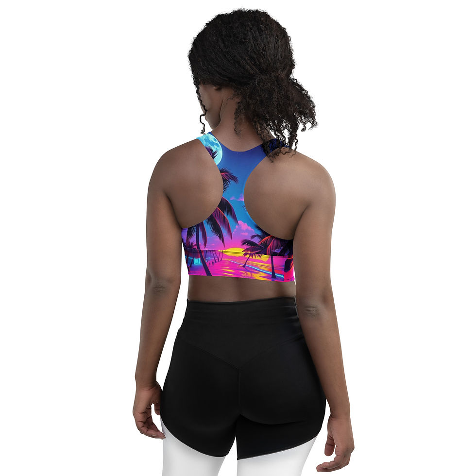 Miniature : Longline Sports Bra Street Syndicate