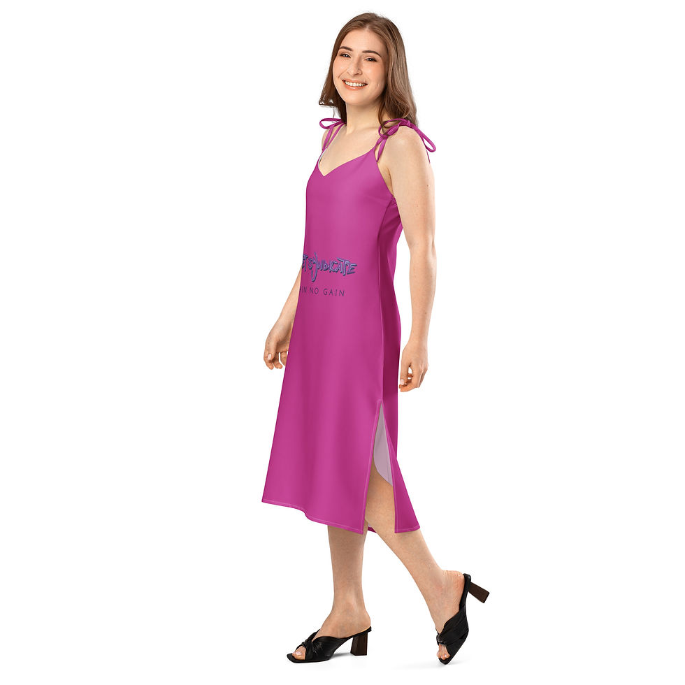 Miniature : Tie-strap midi dress Street Syndicate Graff Logo Edition