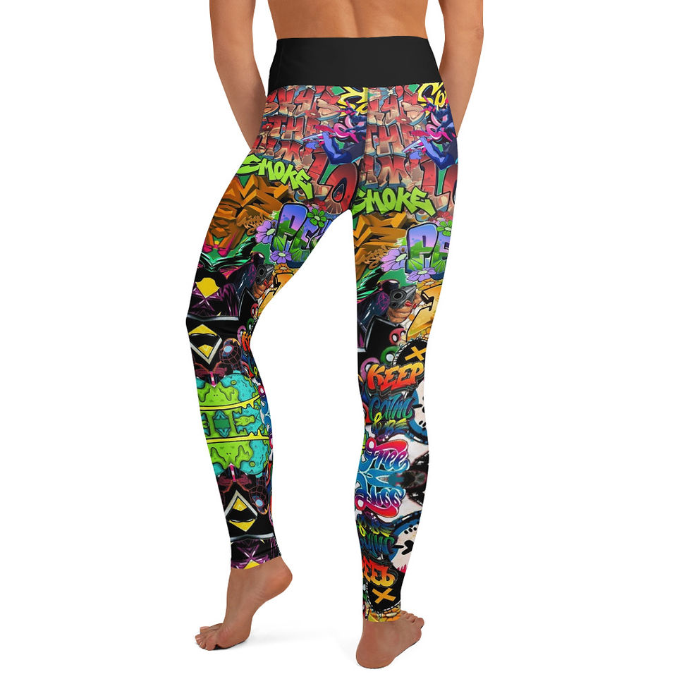 Miniature : Yoga Leggings Street Syndicate Graffiti Edition