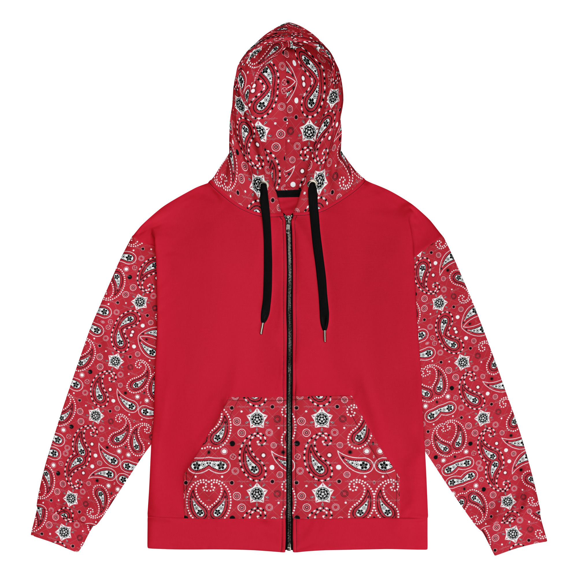 zip hoodie Street Syndicate Edition Red Bandana 2.0