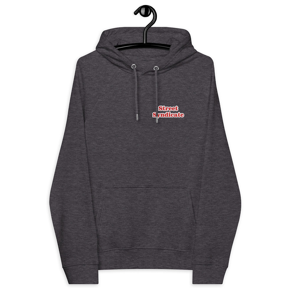 Miniature : Unisex eco raglan hoodie Street Syndicate