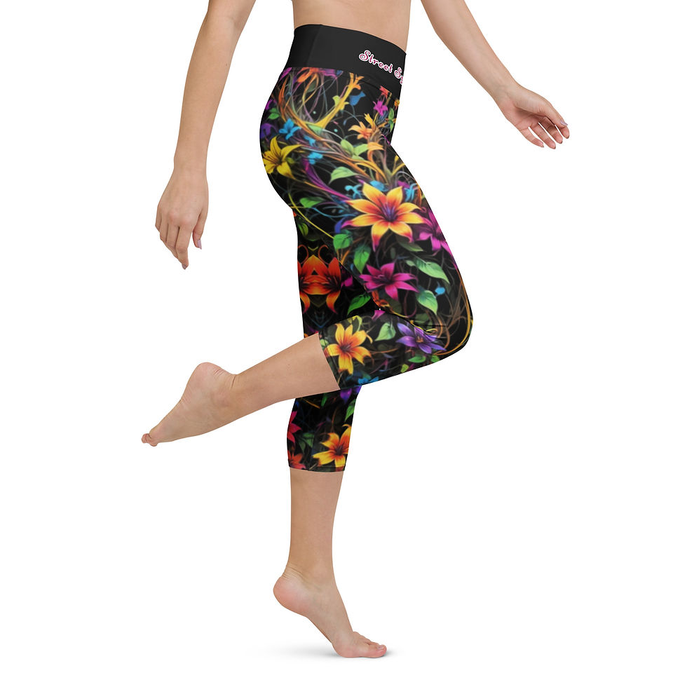 Miniature : Yoga  Leggings Street Syndicate Special Flowers Edition