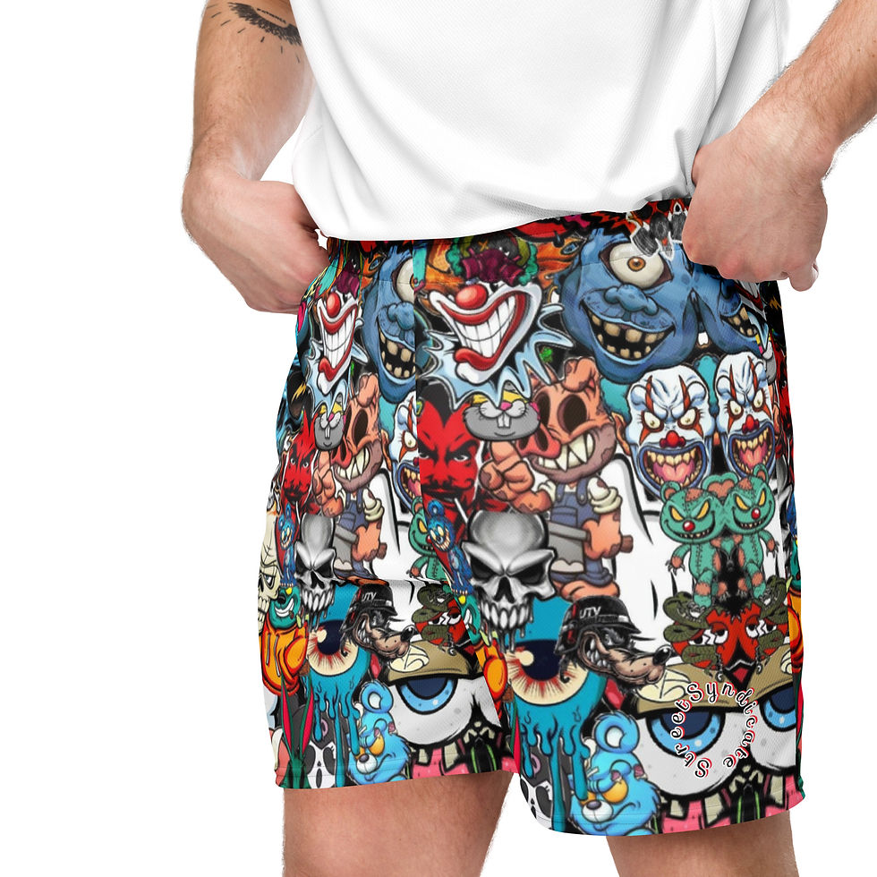 Miniature : Mesh shorts Street Syndicate Grafitti Edition