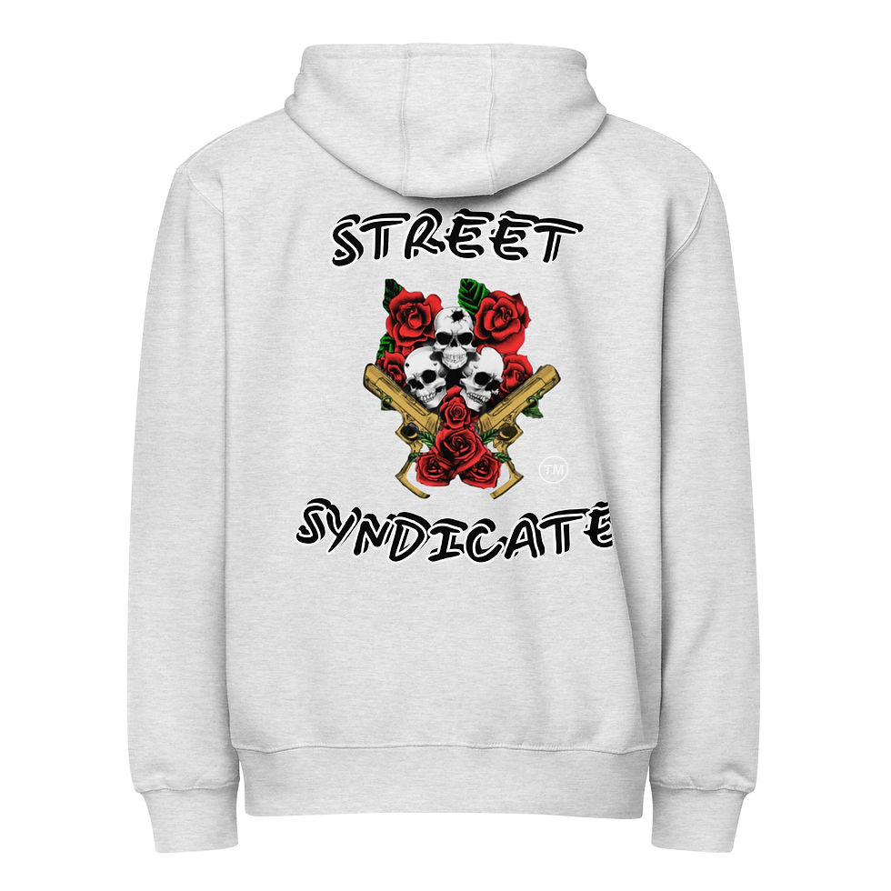 Miniature : Premium full zip hoodie Street Syndicate Skull