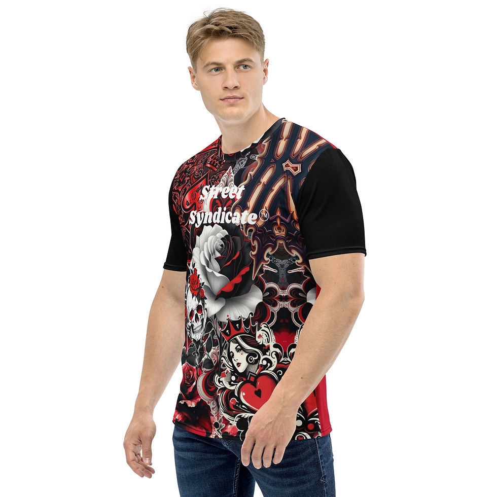 Miniature : Men's t-shirt Street Syndicate Black and Red