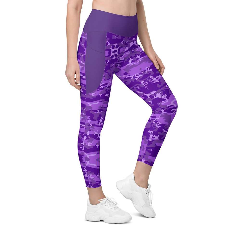 Miniature : Leggings with pockets Street Syndicate Purple Army Edition