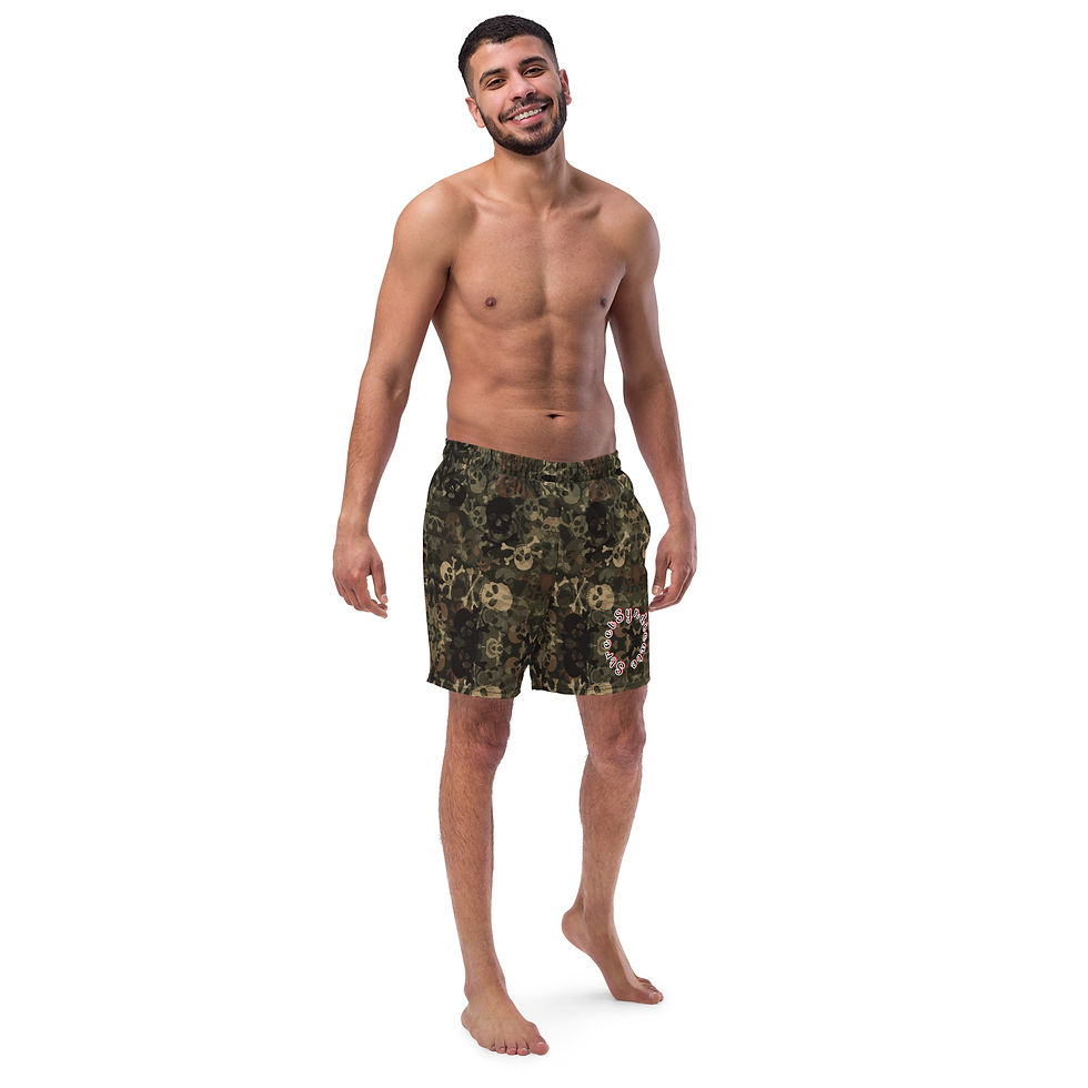 Miniature : Swim Trunks Street Syndicate Army Skull Edition